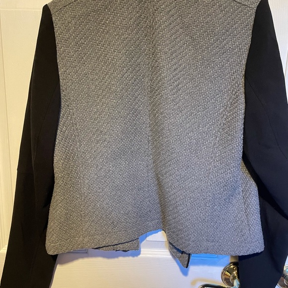 Black and grey woven bomber - Picture 3 of 3